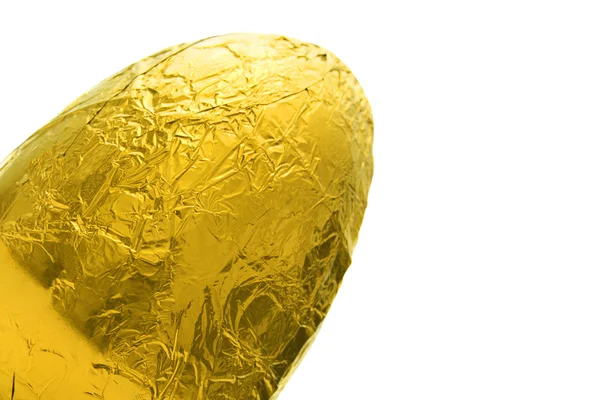 Uovo di Pasqua d'oro da angolo — Foto Stock