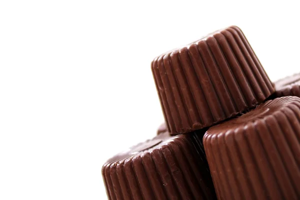 Cioccolato arrotondato da angolo — Foto Stock