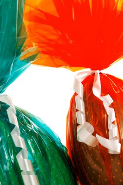 detay sarılmış çikolata Paskalya yumurtaları