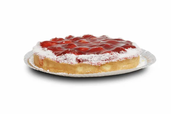 Dessert - aardbei taart — Stockfoto