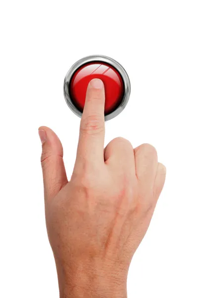 Pressing STOP button — Stock Photo, Image