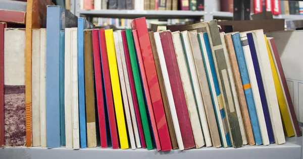 Books on a shelf — Stock Photo, Image