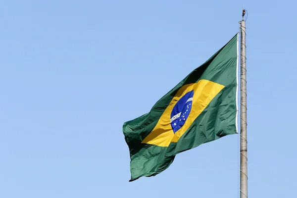 Braziliaanse vlag — Stockfoto