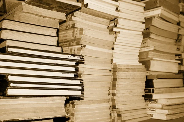 Piled books — Stock Photo, Image