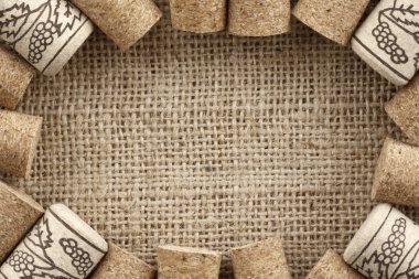 şarap mantarlar çerçeve