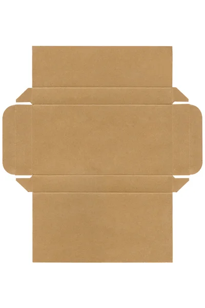 Caja de cartón - troquelado — Foto de Stock