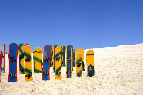 Esporte de tabuleiro de areia — Fotografia de Stock