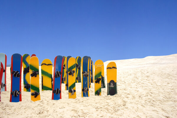 Sand board sport