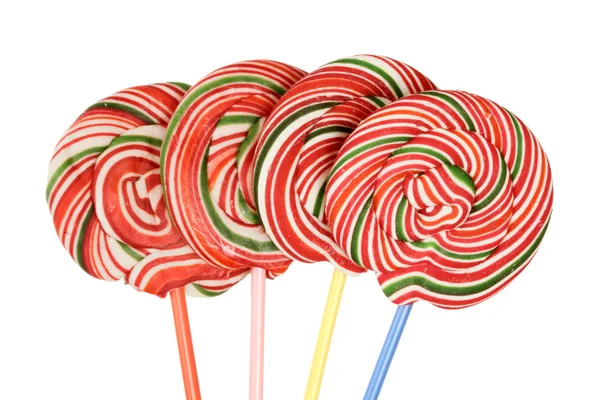 Colored lollipops fan — Stock Photo, Image