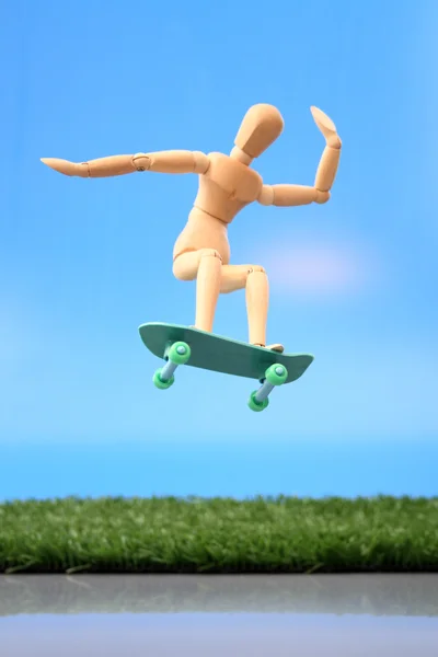 Vliegende skate — Stockfoto