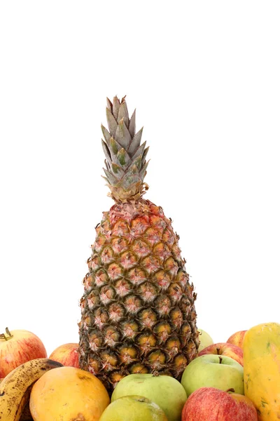 Piña y frutas — Foto de Stock