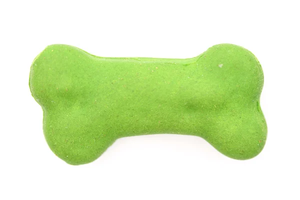 Zielony biscuit dog — Zdjęcie stockowe