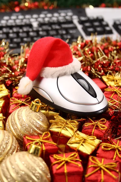 Tiempo de comercio electrónico de Navidad — Foto de Stock