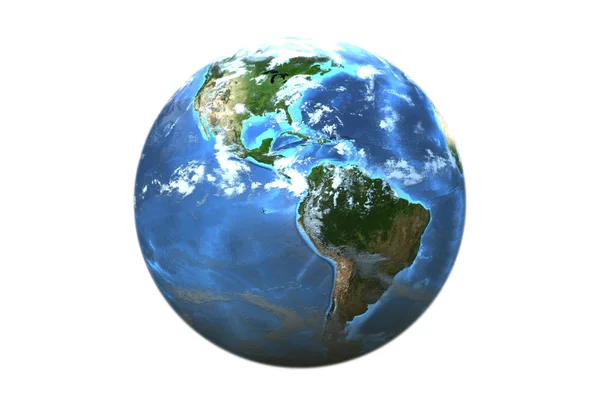 Planet earth (3d) — Stok fotoğraf