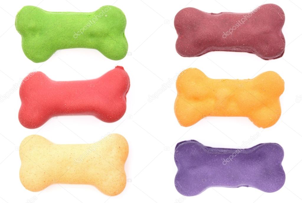 Colored dog biscuits Stock Photo by ©lucato 19577875
