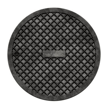 City sewer cover clipart