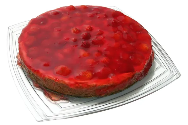 Dessert - aardbei taart — Stockfoto