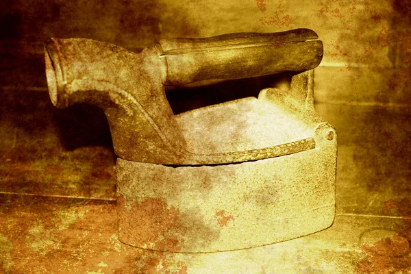 Antieke houtskool ijzer (Retro serie) — Stockfoto