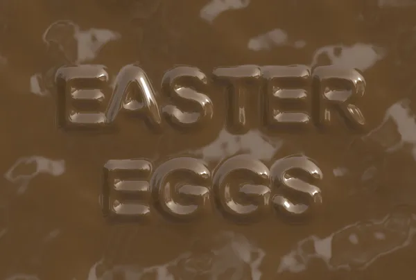 Velikonoční vajíčka (Text serie) — Stock fotografie