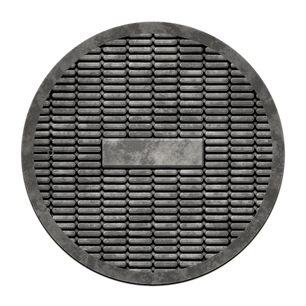 City sewer cover — Stock Photo, Image