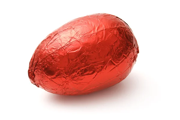 Chocolate rojo Huevo — Foto de Stock