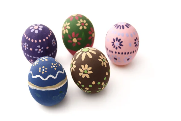 Coloridos huevos de Pascua —  Fotos de Stock