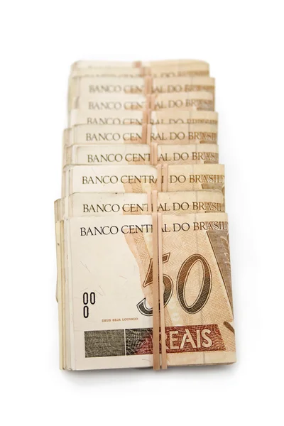 Fünfzig Reais - brasilianisches Geld — Stockfoto