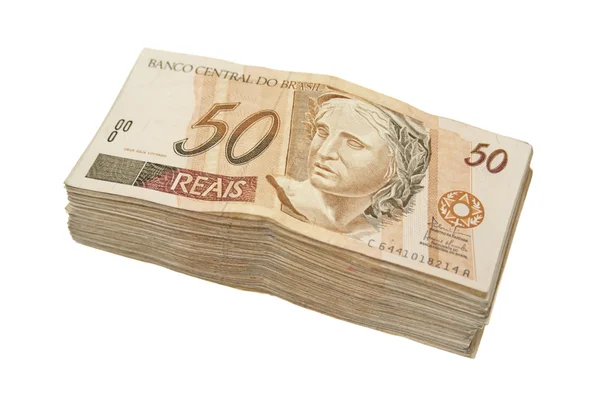 Brasilianisches Geld — Stockfoto