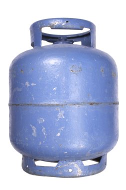 Used butane gas tank clipart