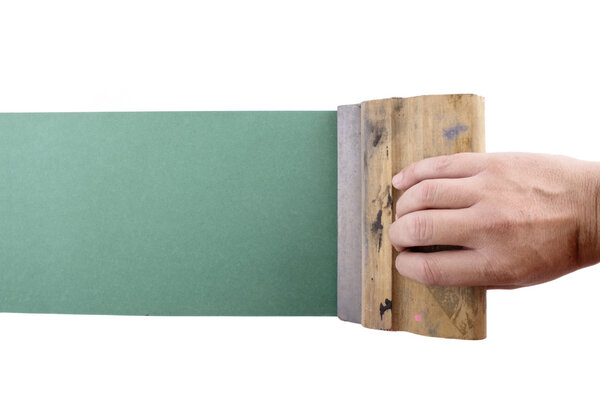 шелкография сверху
