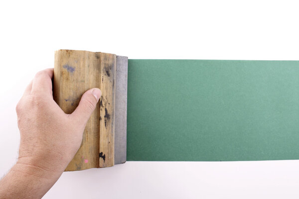 Зеленый шелкография
