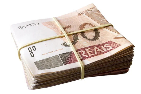 Cincuenta reales - Dinero brasileño — Foto de Stock