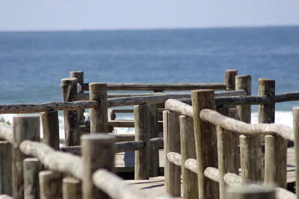 Deck und Meer — Stockfoto