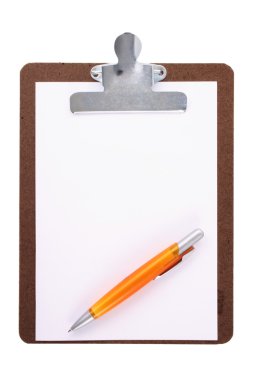 Pano ve turuncu kalem