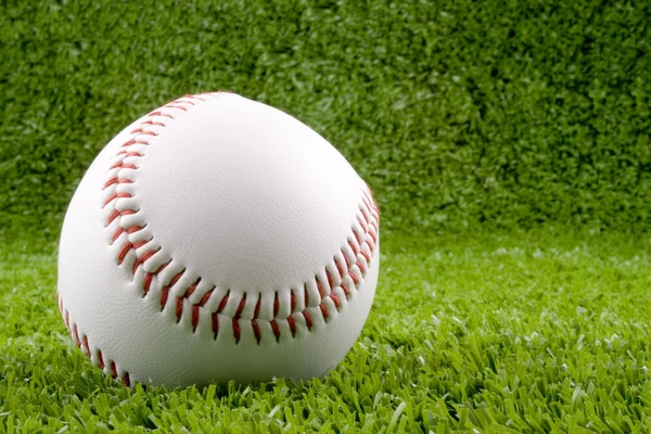 Baseball on field — Stock Photo, Image