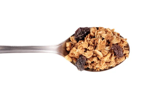 Cuchara de cereales - Granola — Foto de Stock