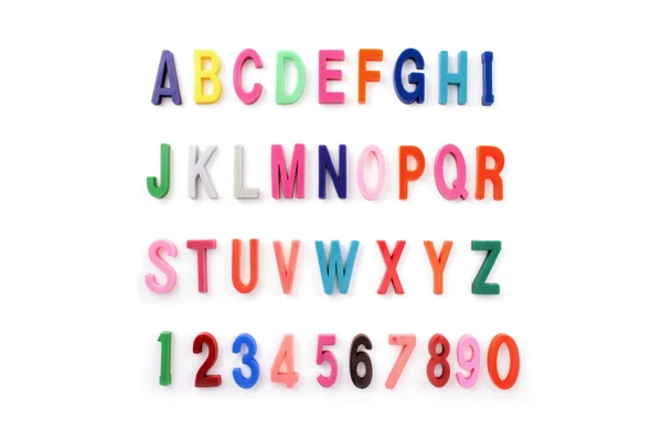 Renkli alfabesi — Stok fotoğraf