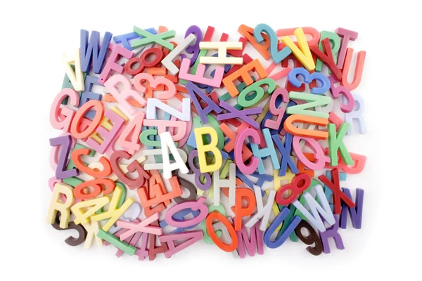 Alphabet mixed — Stock Photo, Image