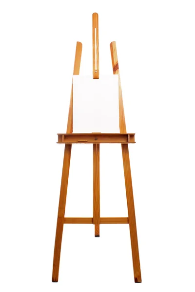 Canvas on easel — Stock Photo, Image
