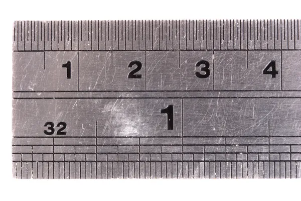 Used Ruler — Stock Photo, Image