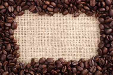 kahve çekirdekleri kare olarak