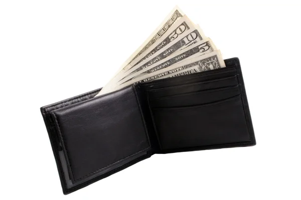 Χρήματα σε πορτοφόλι — Φωτογραφία Αρχείου