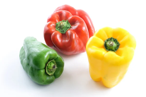 Three bell peppers — Stock Photo, Image