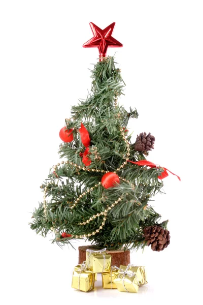 Χριστουγεννιάτικο δέντρο πεύκων — Φωτογραφία Αρχείου
