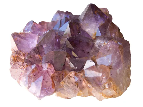 Amethyst isoliert — Stockfoto