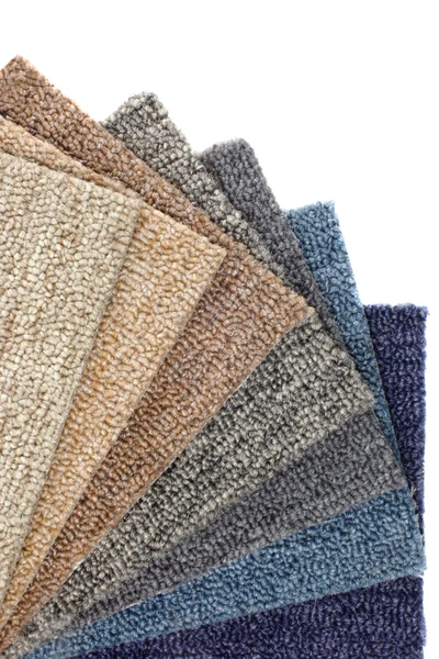 Catálogo de alfombras de colores — Foto de Stock
