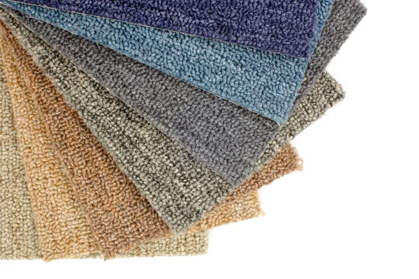 Colorful carpet samples — Stock Photo, Image