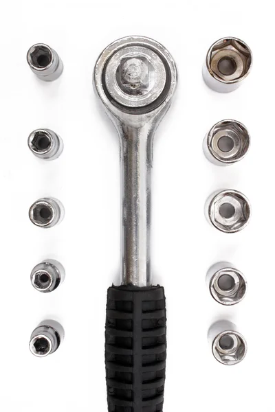Conjunto de chave de encaixe — Fotografia de Stock