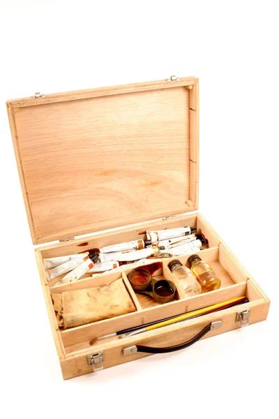 Artist tool box — Stock Photo, Image