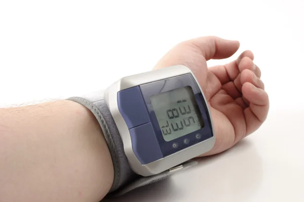 Digital blood pressure monitor Royalty Free Stock Images